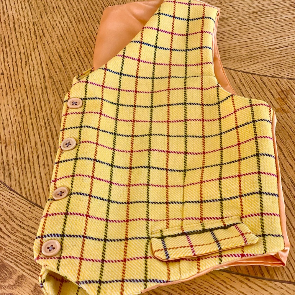 Children Tattersall Vest Size 8